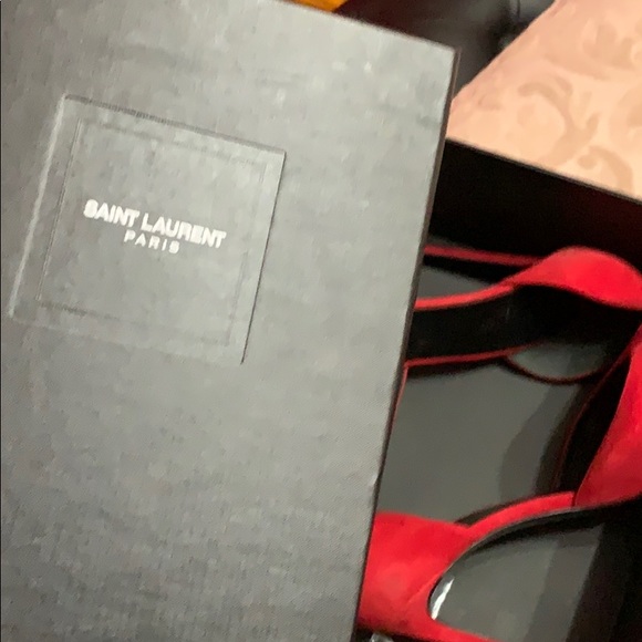 Beautiful YSL pumps in red. gently worn - Picture 5 of 8